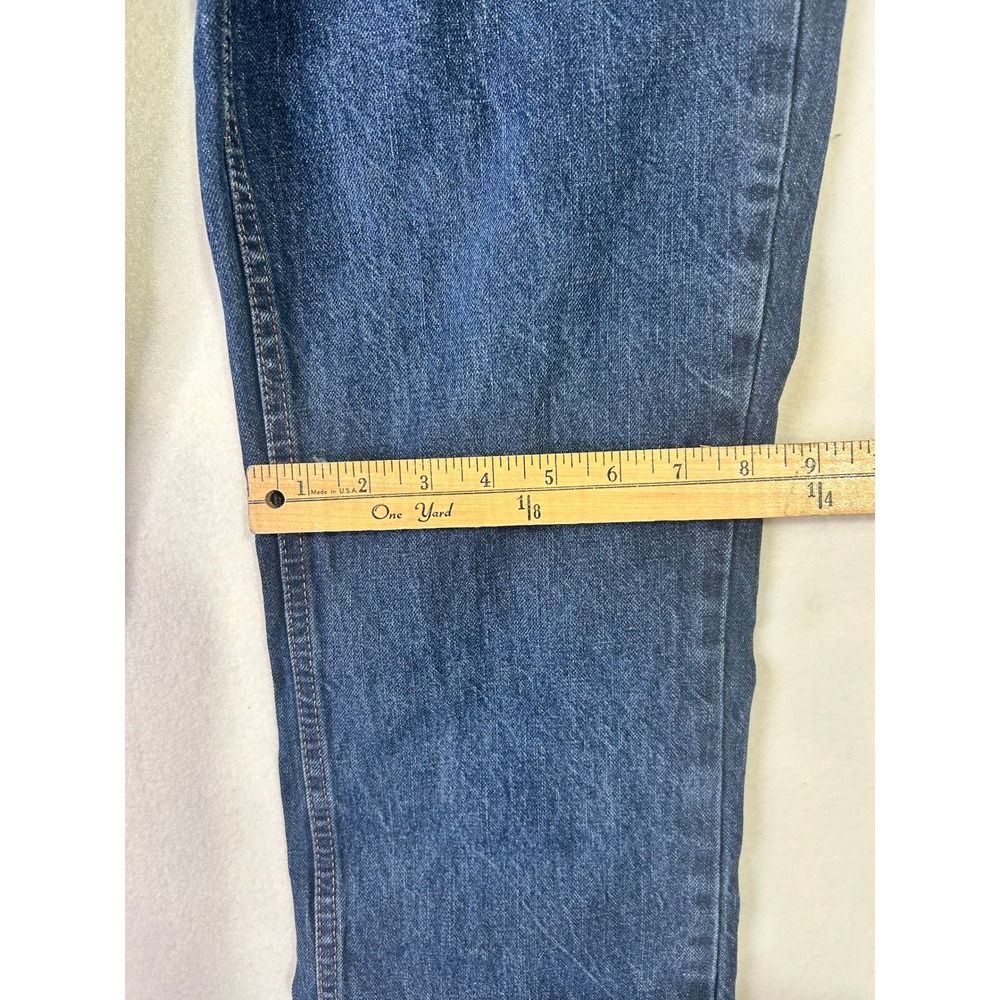 Arizona Jean Co Boys Husky Jeans Size 18 Dark Wash Cotton Denim Straight Leg - Picture 7 of 9
